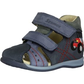   Szamos fiú bőr formatalpas zárt orrú szandál, 20-30 méretig